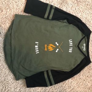 Girls Mudd 3/4 Tee “Love you S’more”